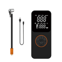 12V Portable Car Tire Inflator Digital Pressure Gauge 150PSI Emergency LED Light Air Pump for Car Motorcycle Bicycle Ball