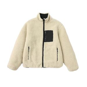 Triveers Manufacture Custom Unisex Heavyweight Canvas Waterproof Windproof Breathable Zip Pocket Sherpa <b>Jacket</b> for <b>Men's</b> - Product Image 1