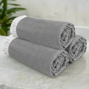 Serviettes de bain en fibre de bambou 100% - Vente en gros - Serviettes de luxe douces, absorbantes, à séchage rapide et écologiques pour hôtel, spa, maison - Product Image 3