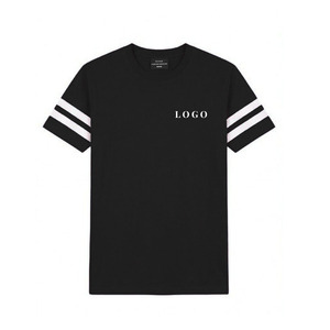 Wholesale Custom Logo Front 100% Cotton Regular Fit 180g Washed O-Neck Silk Screen Printed Short Sleeve Breathable Solid Men's - Product Image 1