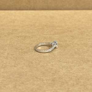 Bague en or 14 carats de qualité supérieure avec morganite naturelle taille cœur rose, 3,63 carats au centre et 0,52 carats de pierres latérales, design de bijoux de mariage - Product Image 5