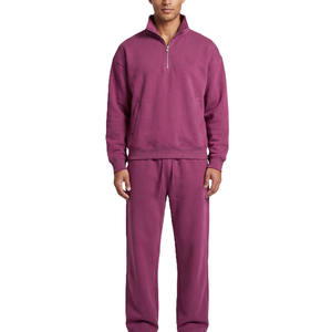 Conjunto Deportivo de Invierno al Por Mayor: Chaqueta con Capucha y Cordón Ajustable y Pantalones Jogger para Entrenamiento, Running y Gimnasio - Product Image 1