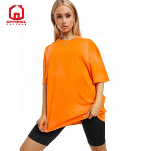 Instahot — t-shirt à manches courtes pour femmes, ample, personnalisé, avec épaules tombantes, 100% coton, impression et broderie, vente en gros, été - Product Image 4