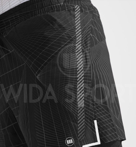 Pantalones Cortos Deportivos Transpirables Personalizados 2 en 1 para Hombre, con Leggings Interiores, Cintura Elástica, para Entrenamiento Deportivo - Product Image 4