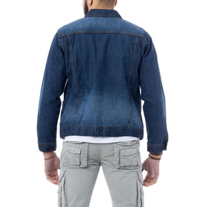 Vintage <b>Denim</b> <b>Jacket</b> 100% Cotton Breathable Embroidered Digital Printed <b>Men's</b> Spring Short - Product Image 2