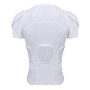 <b>Men</b>’s Football Gear Compression <b>Shirt</b> with Impact Padding <b>Padded</b> Football <b>Shirt</b> for High-Performance Protection - Product Image 2