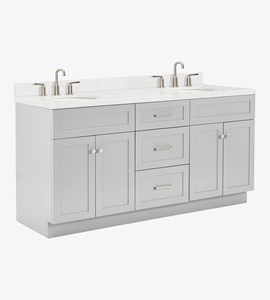 Gabinete de Baño OEM Felix de 72 Pulgadas con Doble Lavabo, Solo Gabinete, 4 Opciones de Acabado, Directo de Fábrica en Vietnam - Product Image 2