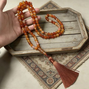 Perles de prière en résine pour usage spirituel, cadeau islamique, perles de prière faites à la main en résine, perles de prière bouddhistes rondes circulaires, artisanat religieux en résine - Product Image 1