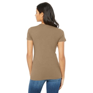 Trống Của Phụ Nữ T-Shirts Bán Buôn Giá Pebble Bella + Vải Của Phụ Nữ Mỏng Phù Hợp Với Thoáng Khí Tròn Cổ, Thể Thao Được Trang Bị Tee - Product Image 3