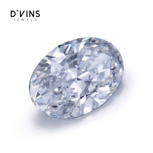 D'vins Jewels Vente en gros de diamants en vrac de forme ovale 2,07 ct Couleur D VVS2 Coupe excellente Diamant cultivé en laboratoire rempli Surat - Product Image 2