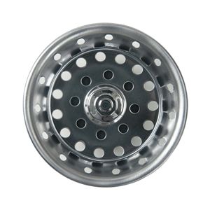 Set di 3 Filtre per Lavello da Cucina in Acciaio Inox di Alta Qualità per Scarichi da 3,5 Pollici, Colore Argento - Product Image 5