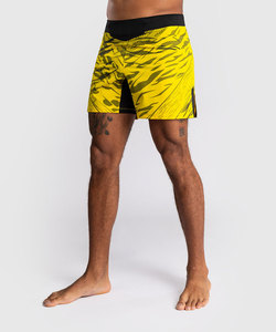Shorts de combat MMA personnalisés imprimés par sublimation, séchage rapide, respirants, pour entraînement de grappling, boxe, pour hommes, camouflage jaune - Product Image 1