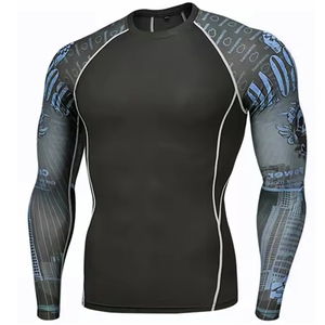Rashguards à manches longues pour hommes, personnalisés, de haute qualité, respirants et imprimés avec un excellent rendu graphique - Product Image 4