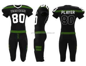 Maillot de football américain pour homme, uniforme court en Spandex/Polyester, antibactérien, séchage rapide, best-seller, confortable, en vente - Product Image 5