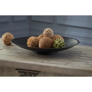 Cuenco Metálico Minimalista con Bolas Decorativas Hechas a Mano para Decoración del Hogar - Product Image 4
