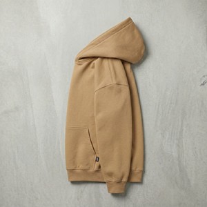 Sweat-shirt à capuche coupe oversize en polaire, couleur unie, avec poche avant, idéal pour l'automne - Product Image 4