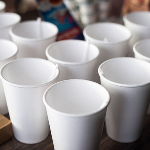 Gobelets en papier jetables biodégradables KR Kupbo, haute résistance, qualité alimentaire, écologiques, durables, en pulpe de bagasse vierge renouvelable - Product Image 3