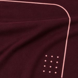 T-shirt Raglan Femme Bordeaux et Rose, Col Rond, Manches Courtes, Personnalisable avec Logo, en Polyester Coton, Décontracté, Été, Vêtements OEM ODM - Product Image 5
