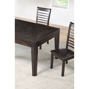 Set da pranzo alleato 5 pezzi marrone scuro per la sala da pranzo - Product Image 2