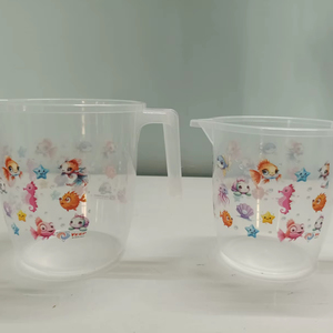 Mug Aqua Imprimé Durable 1,5 L, Écologique, en Plastique PP, Multi-usages avec Poignée pour Salle de Bain, Cuisine et Usage Domestique - Product Image 2