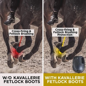 Equestrian Cross Country Horse Tendon Fabric Riding <b>Boot</b> - Product Image 6