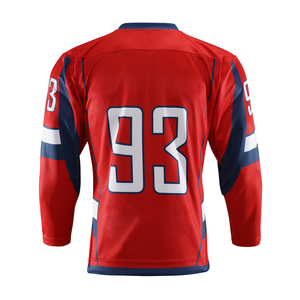 Men's Custom Sublimated Ice Hockey Jersey Three Quarter Sleeve Moisture Wicking Polyester Regular Fit Adult Team Uniforms - Product Image 6