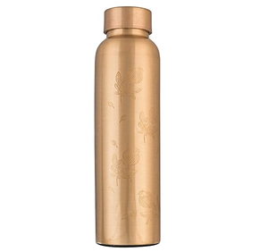 Bouteille d'eau en cuivre pur de luxe moderne de grande capacité - Product Image 3
