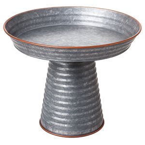 New Selling Attractive Design Galvanized Metal <b>Round</b> Pedestal Cake Stand Dessert <b>Serving</b> <b>Tray</b> For Home Decoration Parties - Product Image 4