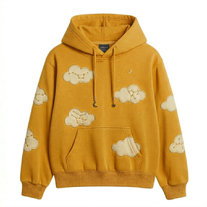 เสื้อฮู้ดผู้หญิงขายส่งราคาดีที่สุด เสื้อฮู้ดน้ำหนักเบา ระบายอากาศได้ดี สไตล์วินเทจ วัสดุที่ดีที่สุด ผ้าฟลีซนุ่ม - Product Image 1