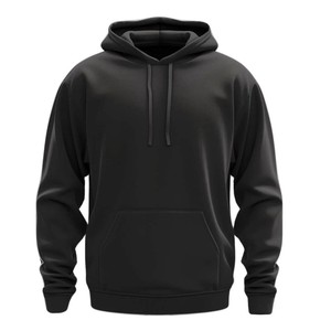 Unisex Heavy Oversized Pullover Hoodie Fleece Embroidered Design Drop Shoulder No <b>Strings</b> Digital Printing Breathable 300g - Product Image 3