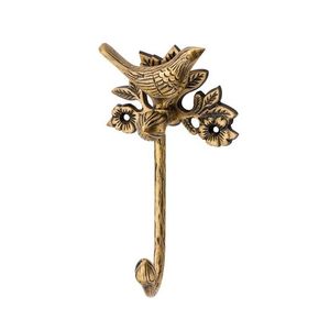 <b>Wall</b> <b>Mounted</b> Brass Hooks Decorative Elegant Style Perfect For Hanging Towels <b>Clothes</b> Bags Keys Home Organizer - Product Image 1