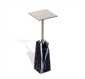 Trending White Marble Hot Selling Blue Ceramic Brass Side <b>Table</b> Luxury Modern Accent Sofa End <b>Table</b> Living Room Decor - Product Image 6