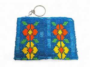 Vintage Bohemian Embroidered Beaded Coin Purse Handmade Eco-friendly Lightweight Durable Zipper Closure <b>Mini</b> Unisex - Product Image 5