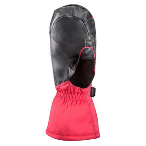 Mitaines de ski isolées rouges avec sangle de poignet réglable pour les activités hivernales en plein air, gants thermiques unisexes - Product Image 3
