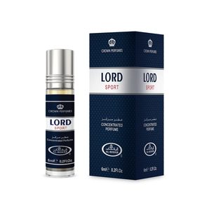 Perfumes Crown Lord Sport 6ml, Aceite Concentrado Eau de Toilette, Aroma Amaderado, Fragancia Corporal Unisex de Lujo - Product Image 4