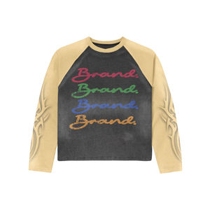 Camiseta Gráfica Personalizada de Alta Calidad, Unisex, Talla Grande, Térmica, con Logotipo, Manga Larga, 100% Algodón, Impresión DTG, Ecológica y Transpirable - Product Image 5