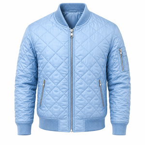 <b>Men</b>’s Quilted <b>Jacket</b> <b>Lightweight</b> Puffer Winter Coat Water Resistant Windproof Warm Outdoor Casual Zip Up <b>Jacket</b> Wholesale - Product Image 6