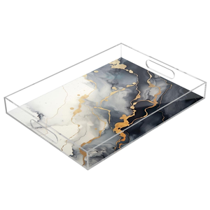 Home Hotel Dining <b>Table</b> Food Fruit tea Serving Acrylic Tray Custom Printed Tray Wholesale Exporter Best Quality Product - Product Image 6