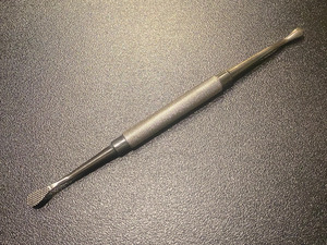 Instruments chirurgicaux orthopédiques Ruya, lime à os à double extrémité # Ciseaux à découper 12CA de 7 pouces à dents croisées, extrémités de 5 mm/6 mm, en acier inoxydable allemand - Product Image 1