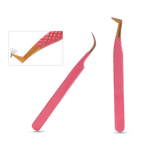 Pinzas para Pestañas de Volumen Ruso con Agarre Superior, Punta Afilada y Mango Alargado para un Uso Cómodo - Product Image 2