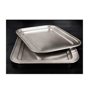 ถาดเสิร์ฟโลหะคุณภาพสูงสำหรับโรงแรมและร้านอาหารถาดเสิร์ฟของตกแต่งบ้านดีไซน์ขอบหรูหราขายดี - Product Image 1