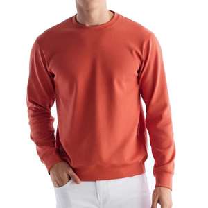Sudadera de Primavera para Hombre, Estilo Único, Color Sólido, Suave, de Secado Rápido, Ajuste Holgado, Uso Diario Informal, Cómoda y Transpirable, Personalizable - Product Image 1