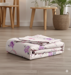 Ensemble de draps de lit d'hôtel 3 pièces en microfibre imprimée ultra-confortable de qualité supérieure 400TC, élastique, doux, frais et luxueux - Product Image 2