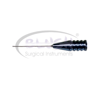 25G Retinal Backflush Cannula Straight Vitreoretinal Surgical Instrument Stainless Steel CE ISO Certified By <b>Blush</b> Surgical - Product Image 2