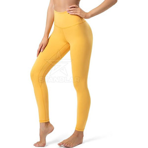 Pantalons de yoga à taille élastique, dernière conception, vente en gros, pantalons de sport de haute qualité, les plus vendus - Product Image 2