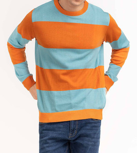 Pull en coton tricoté pour homme, imprimé amour brodé, haute qualité, chaud, mode automne - Product Image 1