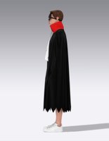 Capa de Vampiro Personalizable XUXIN para Adultos, Diseño Minimalista para Eventos, Tejido con Bloques de Color, Forro de Algodón/Poliéster, Personalizado