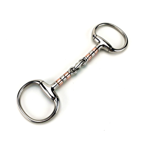Outils d'équitation pour chevaux, mors à œuf en cuivre et acier inoxydable, service OEM ODM accepté, mors à cheval à articulation simple - Product Image 4