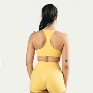 Ropa Deportiva de la Mejor Calidad, Sujetador Deportivo para Mujer, Diseño Frontal Simple Hecho a Medida, Alta Sujeción, Secado Rápido, Sujetadores de Yoga Personalizables para Mujer - Product Image 3