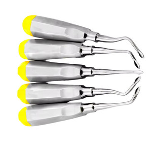 Juego de Elevadores Dentales Premium Estilo Dogmatic, Instrumentos Reutilizables de Acero Inoxidable con Empuñadura Acolchada Suave, Certificación CE - Product Image 4